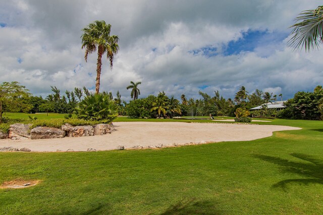 view of home's community featuring a yard