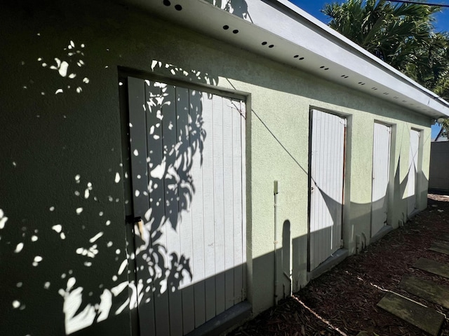 view of property exterior featuring stucco siding