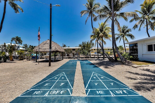 119 Cortez Dr Unit 8G, Islamorada, FL 33036 - view of property's community with a gazebo and shuffleboard