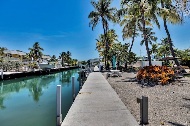 119 Cortez Dr Unit 8G, Islamorada, FL 33036 - dock area featuring a water view
