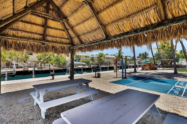 119 Cortez Dr Unit 8G, Islamorada, FL 33036 - view of community with a gazebo and shuffleboard