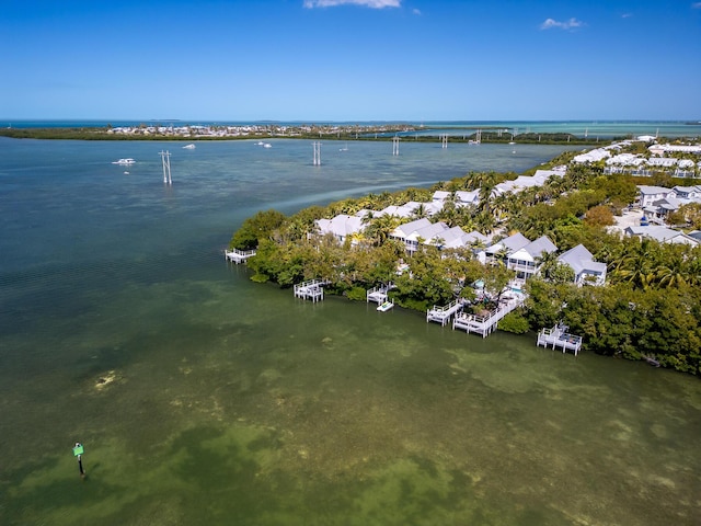 2605 Gulfview Dr, Key West, FL 33040 - bird's eye view with a residential view and a water view