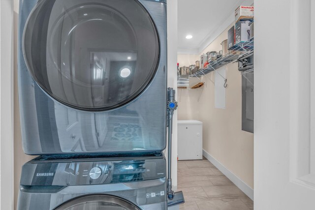 view of clothes washing area