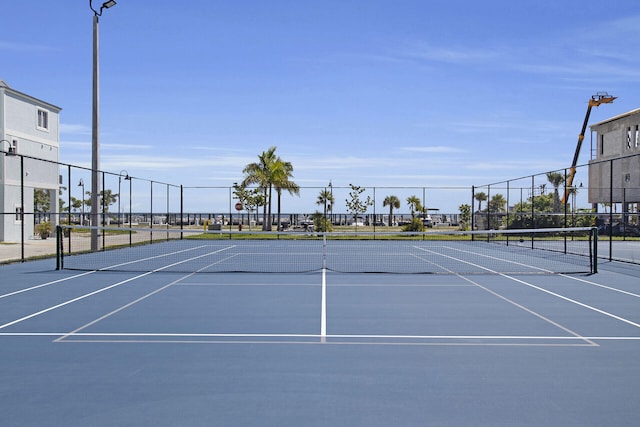 view of sport court with fence and community basketball court