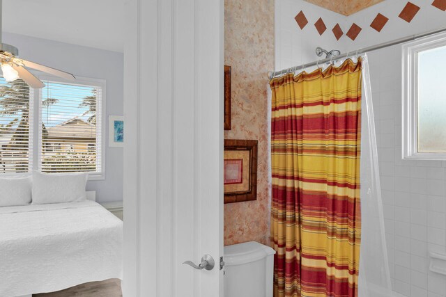 23 S Kyle Way, Marathon, FL 33050 - bathroom featuring toilet and ceiling fan