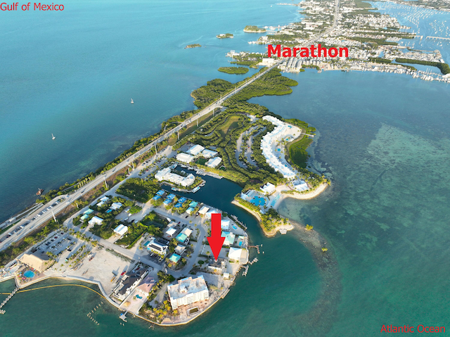 23 S Kyle Way, Marathon, FL 33050 - bird's eye view featuring a water view