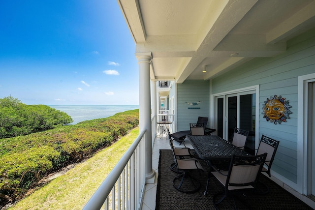 5960 Peninsular Ave Unit 101, Stock Island, FL 33040 - balcony with a water view