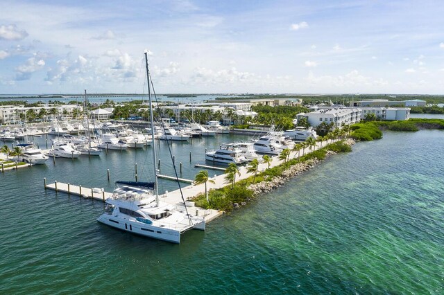 5960 Peninsular Ave Unit 101, Stock Island, FL 33040 - bird's eye view of a nearby body of water and numerous boat docks