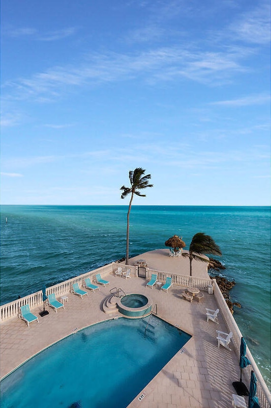 water view featuring a fire pit