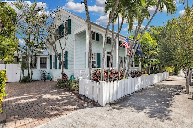 view of front of home