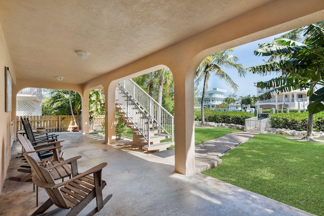 view of patio