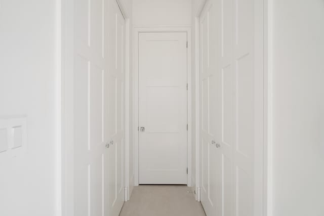 view of corridor