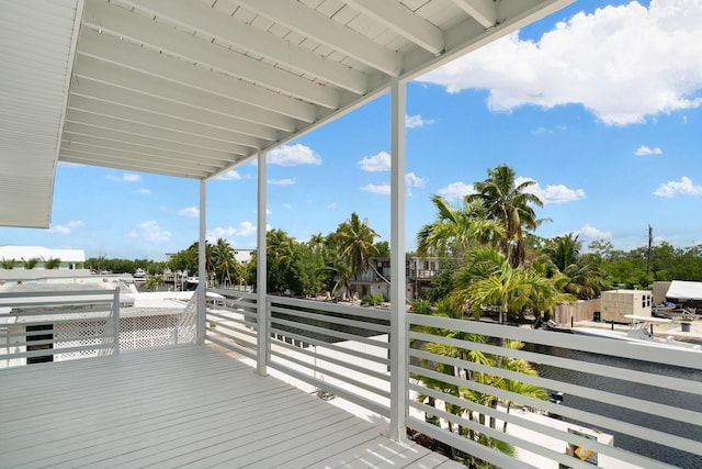 415 Big Pine Rd, Key Largo, FL 33037 - view of wooden terrace
