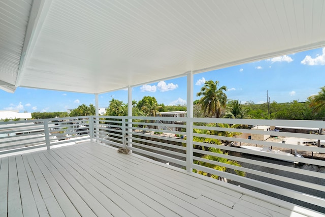 415 Big Pine Rd, Key Largo, FL 33037 - view of wooden terrace