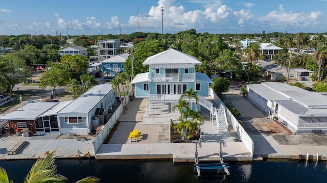 415 Big Pine Rd, Key Largo, FL 33037 - view from above of property featuring a large body of water