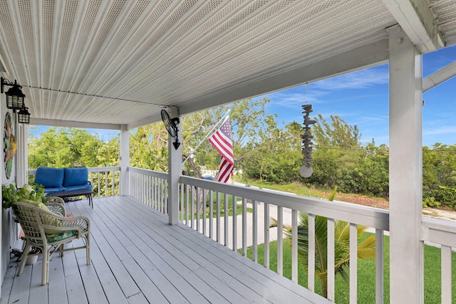 view of deck