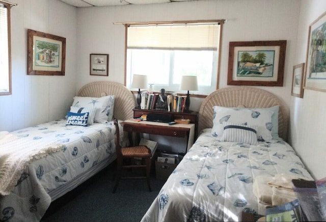 bedroom with carpet flooring