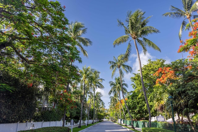 115 Front St Unit 102, Key West, FL 33040 - view of asphalt road with street lighting, sidewalks, and curbs