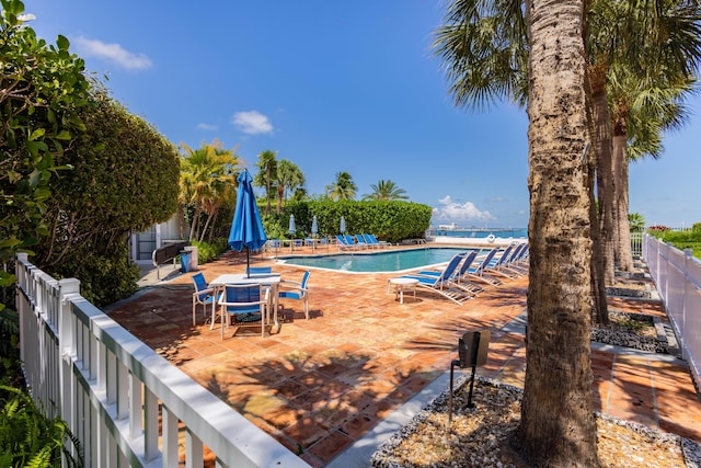 115 Front St Unit 102, Key West, FL 33040 - community pool featuring a patio area and a water view