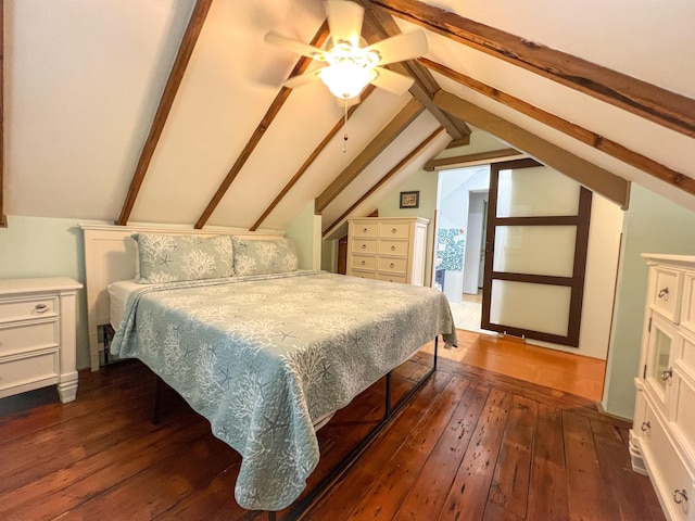 846 Olivia St, Key West, FL 33040 - bedroom featuring hardwood / wood-style flooring and a ceiling fan
