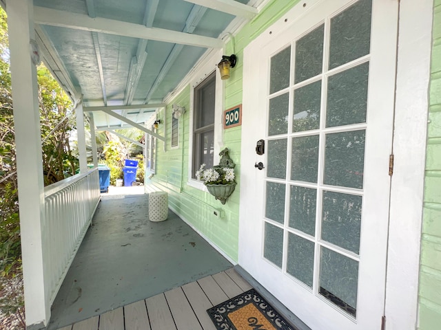 846 Olivia St, Key West, FL 33040 - view of wooden porch