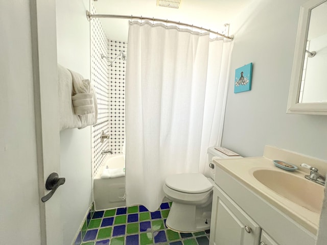846 Olivia St, Key West, FL 33040 - bathroom with vanity, toilet, and shower / tub combo