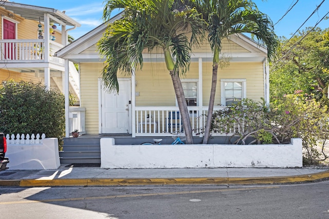 bungalow with covered porch