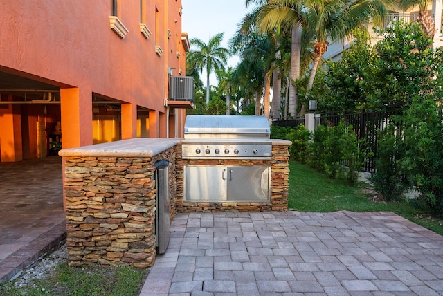 30 Cannon Royal Dr, Shark Key, FL 33040 - view of patio / terrace with fence, a grill, and area for grilling