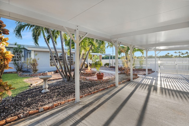 view of patio