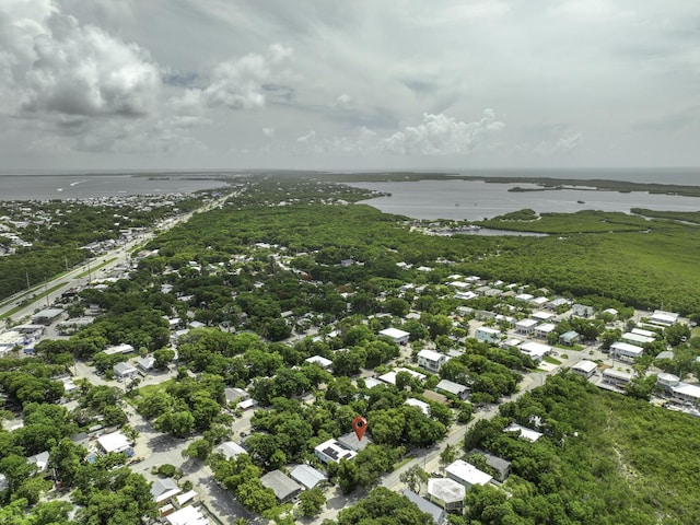 349 Mahogany Dr, Key Largo, FL 33037 - aerial perspective of suburban area with a large body of water