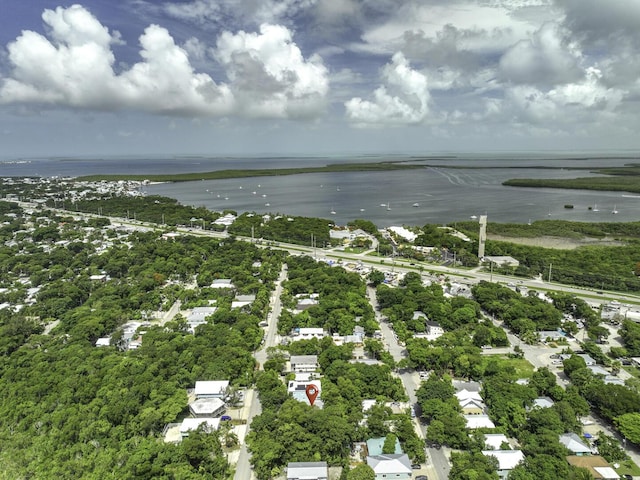 349 Mahogany Dr, Key Largo, FL 33037 - aerial view of property and surrounding area featuring a nearby body of water