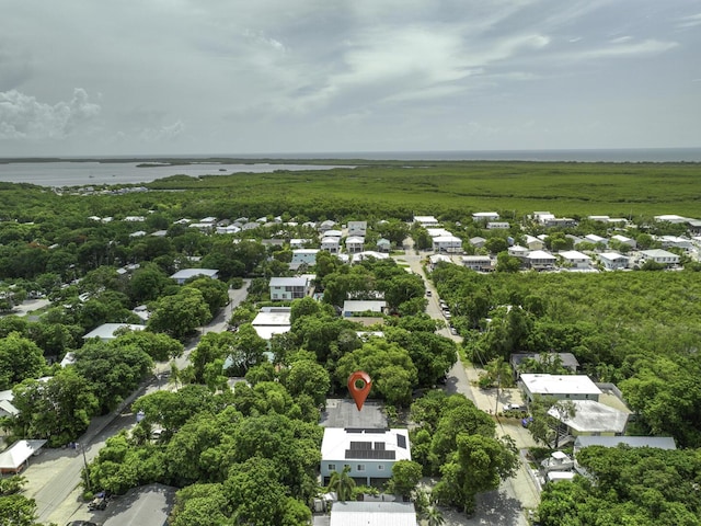 349 Mahogany Dr, Key Largo, FL 33037 - aerial perspective of suburban area with a nearby body of water
