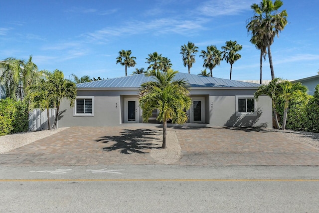 view of ranch-style home