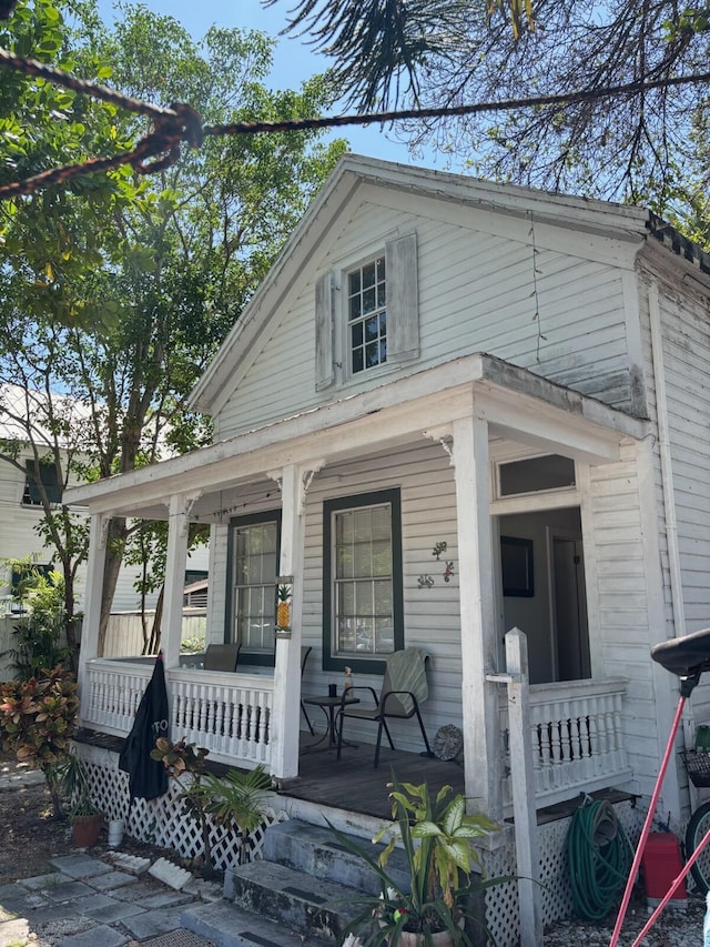 1428 Virginia St, Key West, FL 33040 - shotgun-style home with covered porch