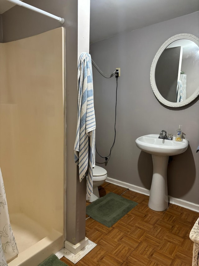 1428 Virginia St, Key West, FL 33040 - bathroom with a shower stall and toilet