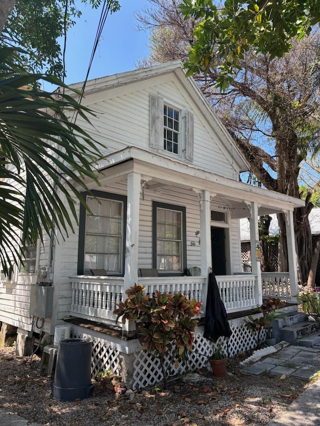 1428 Virginia St, Key West, FL 33040 - shotgun-style home with covered porch