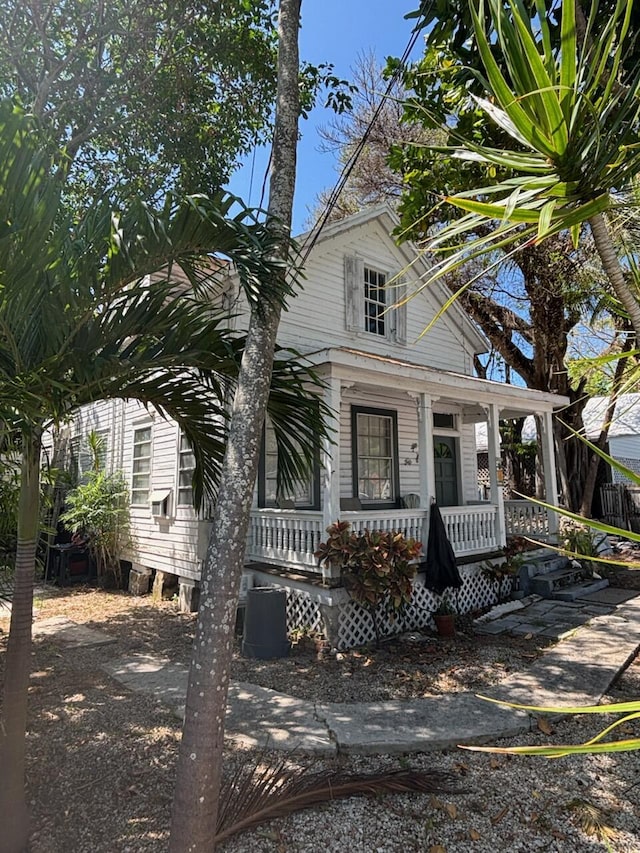1428 Virginia St, Key West, FL 33040 - view of front of house featuring a porch
