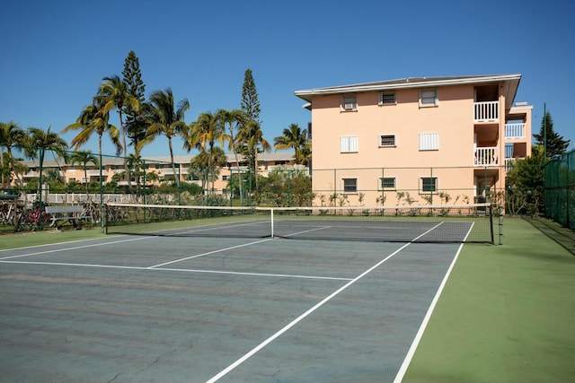 view of sport court