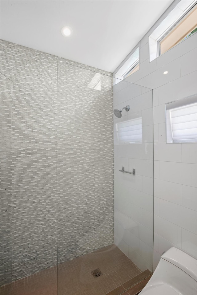 bathroom with walk in shower