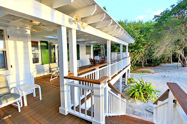 89251 Old Hwy, Islamorada, FL 33070 - view of wooden terrace