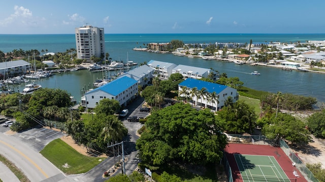 95 Coco Plum Dr Unit 1A, Marathon, FL 33050 - bird's eye view of a nearby body of water