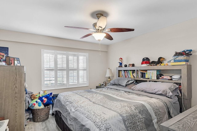 1901 S Roosevelt Blvd Unit 104N, Key West, FL 33040 - bedroom featuring wood finished floors and a ceiling fan