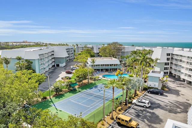 1901 S Roosevelt Blvd Unit 104N, Key West, FL 33040 - bird's eye view of a pool area