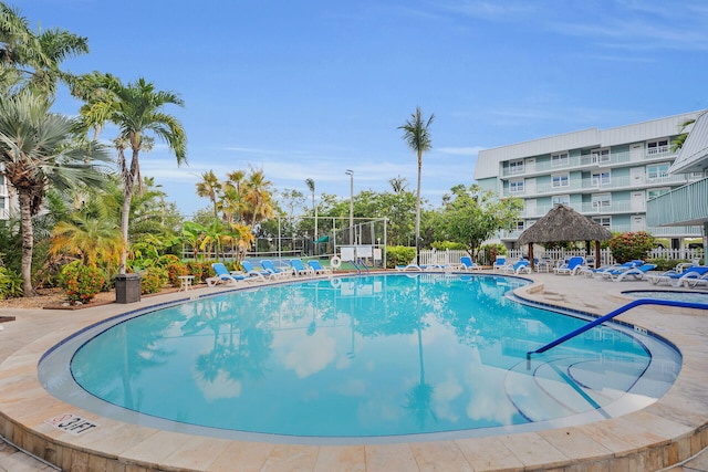 1901 S Roosevelt Blvd Unit 104N, Key West, FL 33040 - community pool with a gazebo and a patio