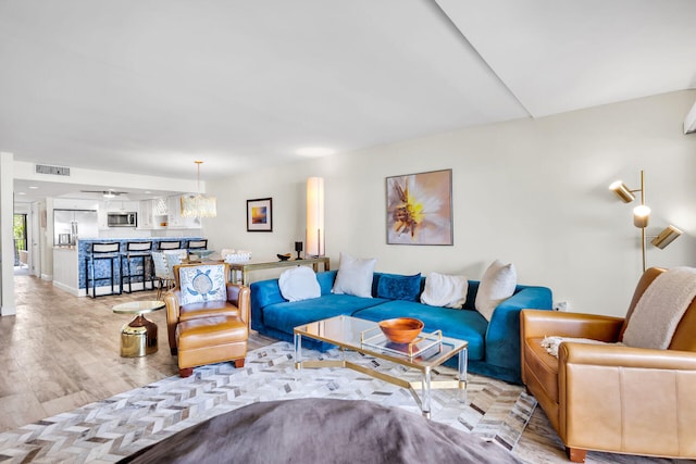 1133 W Ocean Dr Unit 4, Marathon, FL 33050 - living area featuring light wood finished floors and baseboards