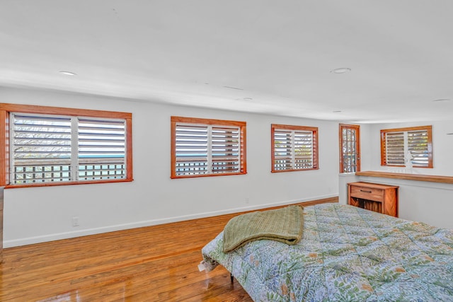 10 W Cook, Big Pine, FL 33043 - bedroom featuring baseboards, recessed lighting, and wood finished floors