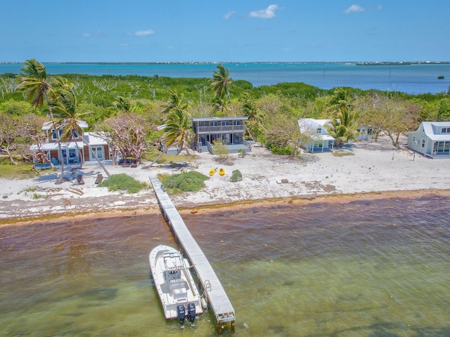 10 W Cook, Big Pine, FL 33043 - drone / aerial view featuring a water view