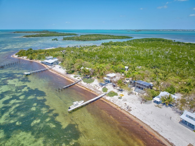 10 W Cook, Big Pine, FL 33043 - birds eye view of property with a water view