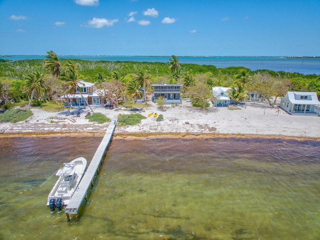 10 W Cook, Big Pine, FL 33043 - birds eye view of property with a water view