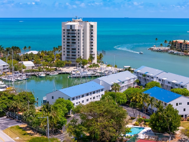 95 Coco Plum Dr Unit 5D, Marathon, FL 33050 - drone / aerial view of a nearby body of water